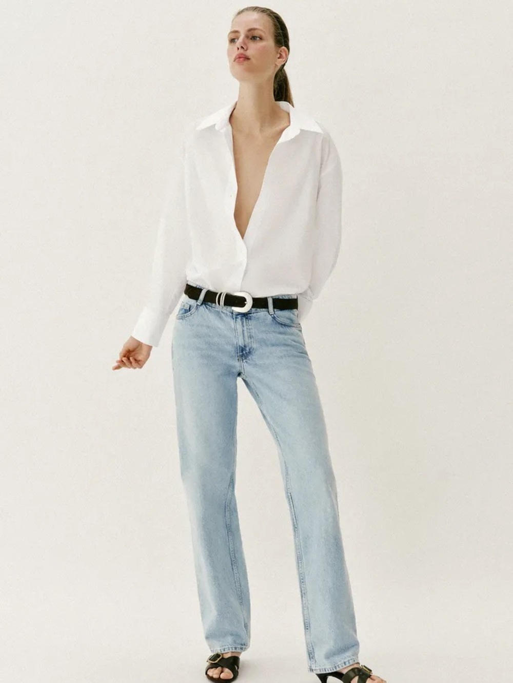 Zara BASIC POPLIN SHIRT
